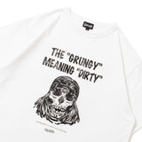 Schott×BADWAY skull graphic TEE