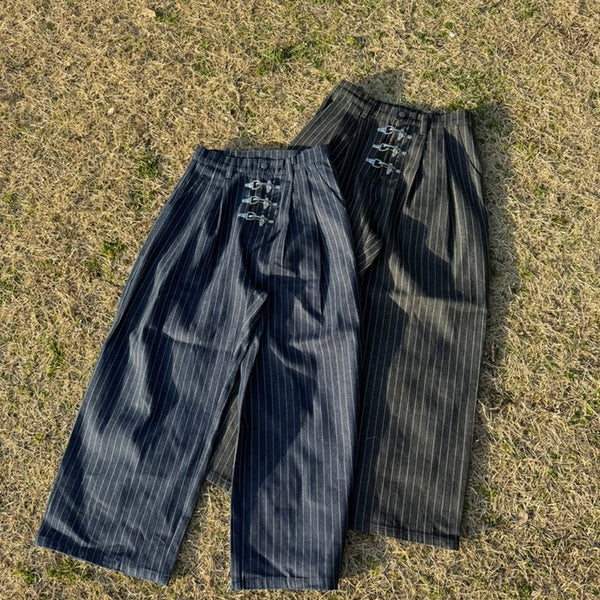 HENRI　スタジオ　ファイヤーマン Fireman stripe buggy denim – YZ
