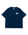 90 Logo Tee（Blue×White）