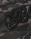 BU CAMOUFLAGE PATTERN BAGGY SHORTS