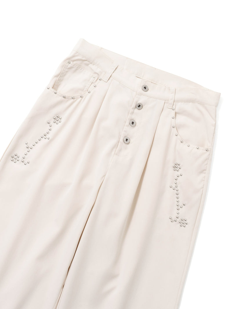 【BADWAY】Studs Five Pockets Slacks Five pocket studs slacks – YZ