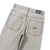 BU STRIPE BAGGY DENIM PANTS