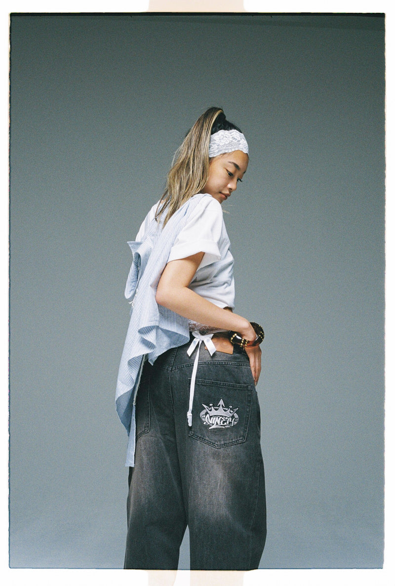 90sParaboot MICHAEL 旧タグ King Logo Vintage Tapered Pants – YZ