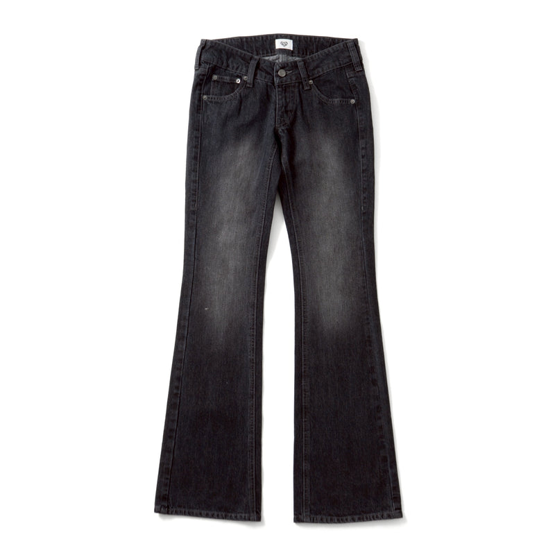 lowrise flare denim