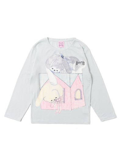 twins room graphic L/S Tee 