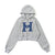 H logo zip hoodie