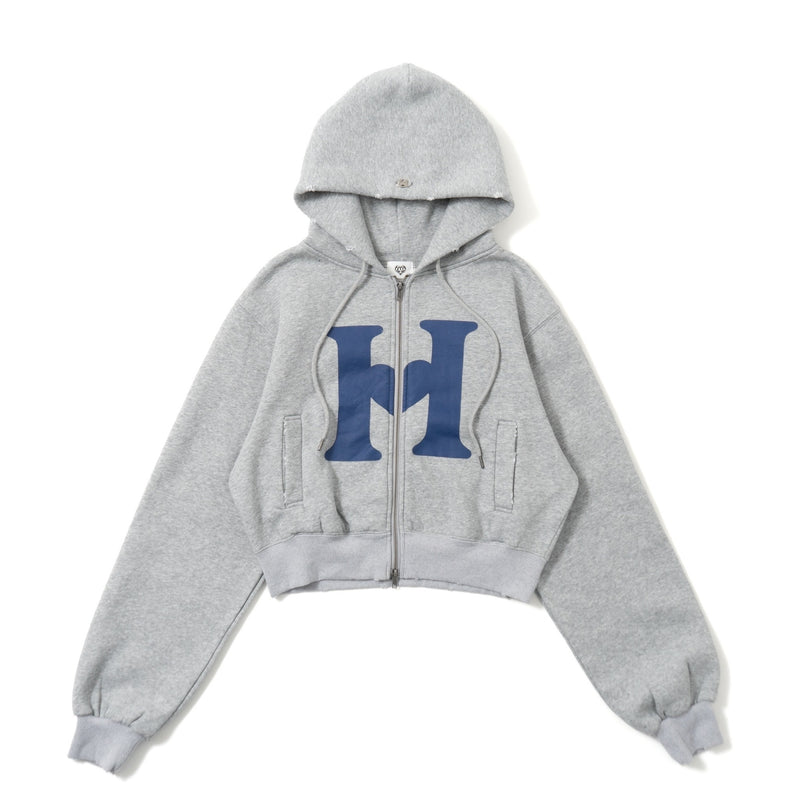 H logo zip hoodie