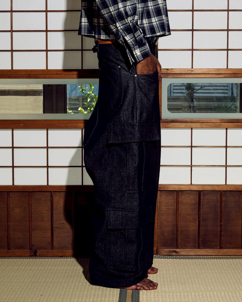 Assortment cargo denim pants