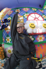 wiggle wiggle × HTH heart logo  hoodie