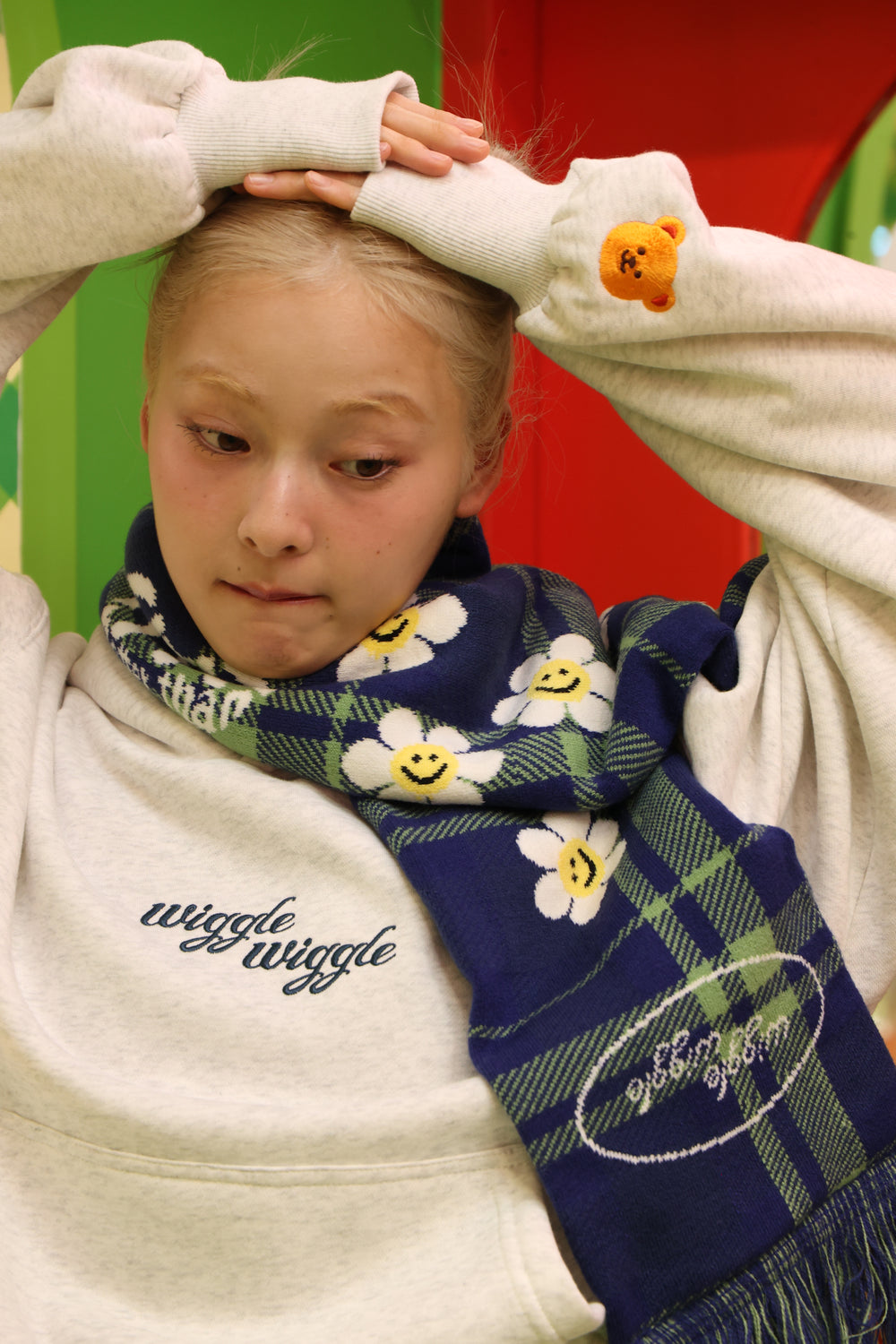 wiggle wiggle × HTH assortment design muffler – YZ