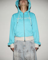 BICOLOR HEART LOGO HOODIE 