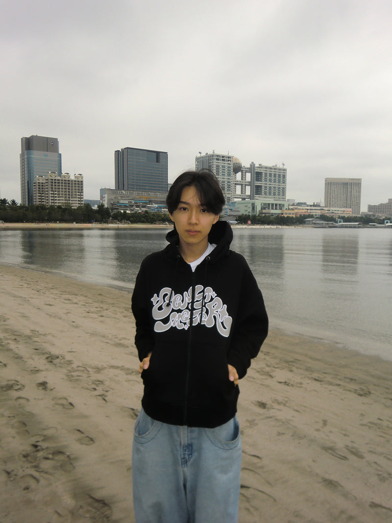 Kira logo zip hoodie