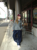 Tribal logo check hooded shirt