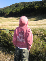 CMT ruler rhinestone zip hoodie 