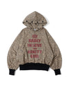 [0900girl x Love Elegance] Gothic Logo Eyelet Hoodie 