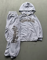 Patchwork Logo sweat pants 