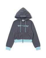 BICOLOR HEART LOGO HOODIE 