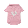 glitter heart logo hoodie (for pets)