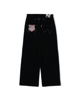 Classic studs suede pants