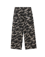 BU CAMOUFLAGE PATTERN CARGO PANTS