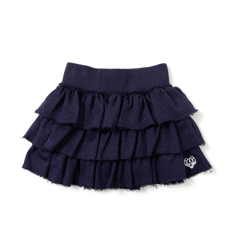 glitter tiered skirt