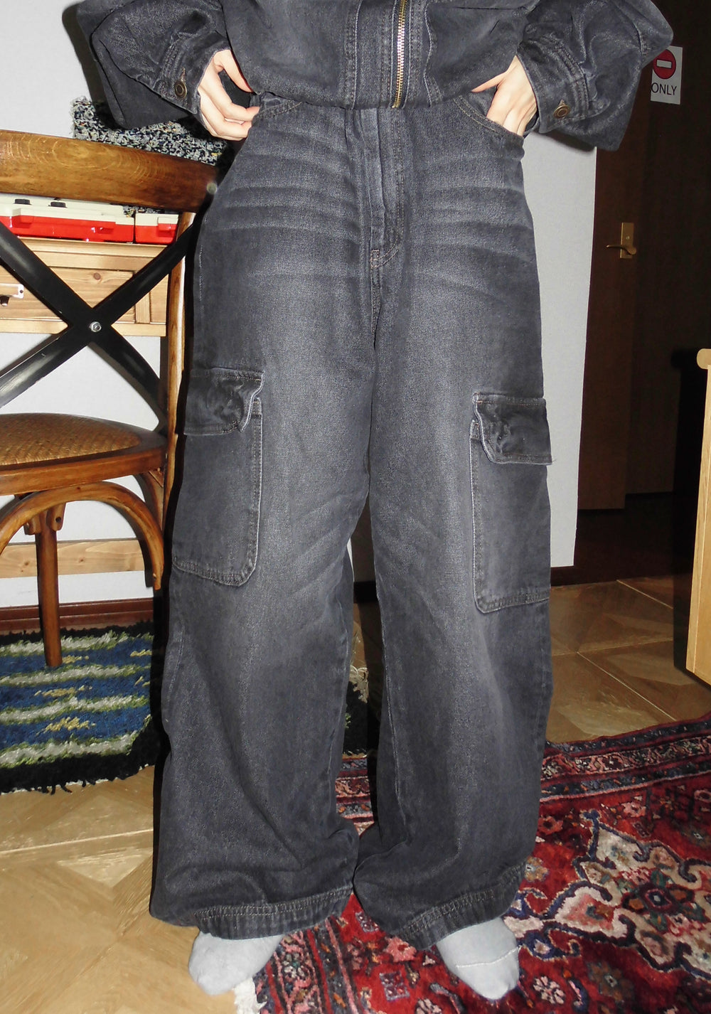 denim cargo pants – YZ