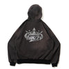 King Logo Vintage Denim Hoodie