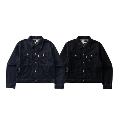クラシックスタッズデニムジャケット – YZ