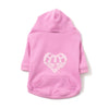 heart logo hoodie( for pets)