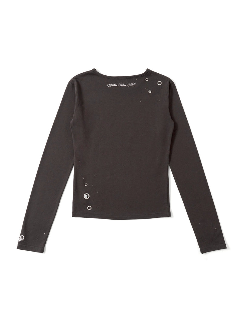 eyelet long sleeve tee – YZ