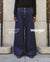 【 CamphorWood × Wrangler 】front zip wide baggy broken denim trousers