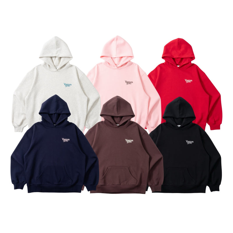 butterfly logo lame hoodie