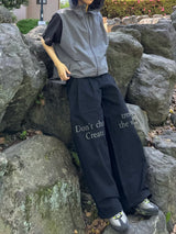 WB wide duck pants