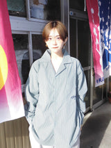 WB loose check shirt