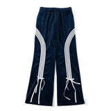 velor track pants