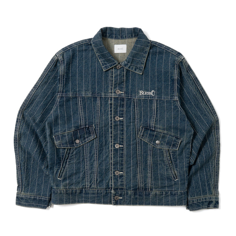 BU stripe denim jacket