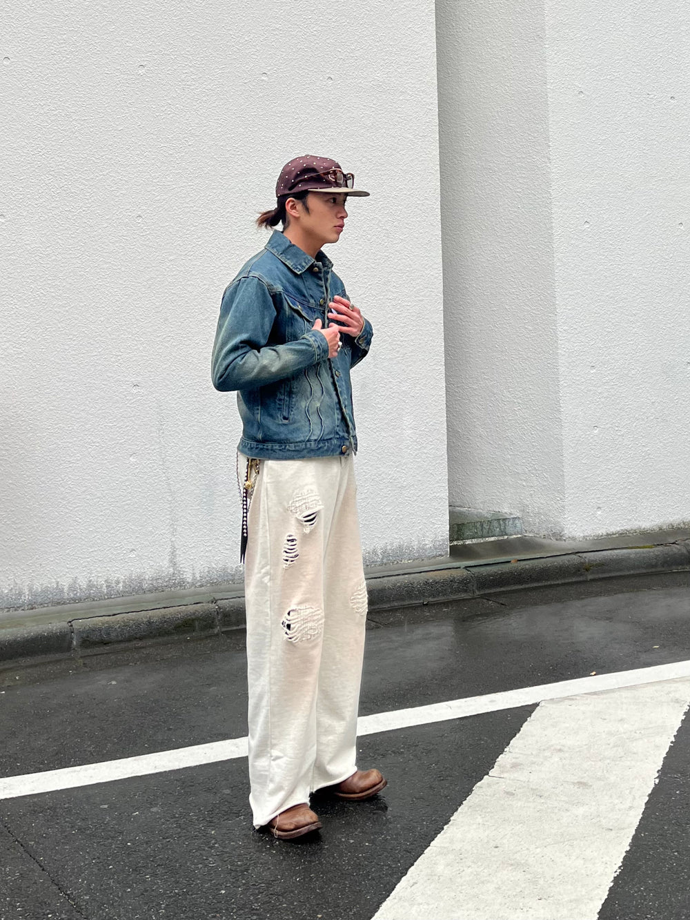 Blast damage sweat pants – YZ