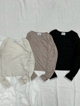 Lame肋骨长T恤【yung】 