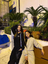 Butterfly logo rhinestone rich sweat