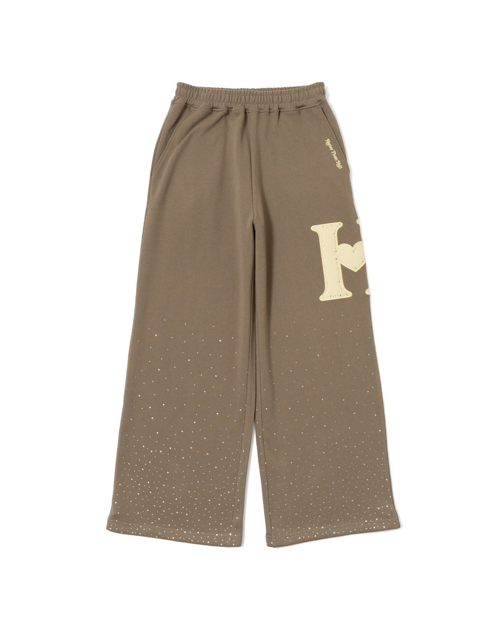 H HEART RHINESTONE SWEAT PANTS – YZ