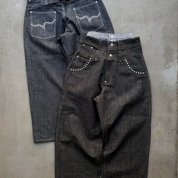 3-Layered Pearl Low-Rise Denim – YZ