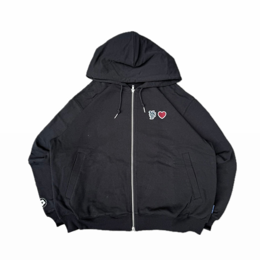 ❤︎ Heart patch logo zip hoodie – YZ