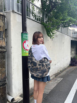 leopard shoulder bag