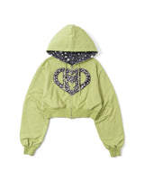 H HEART REVERSIBLE ZIP HOODIE 