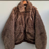 western short fur blouson