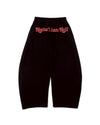 APPLIQUE LOGO SWEAT PANTS