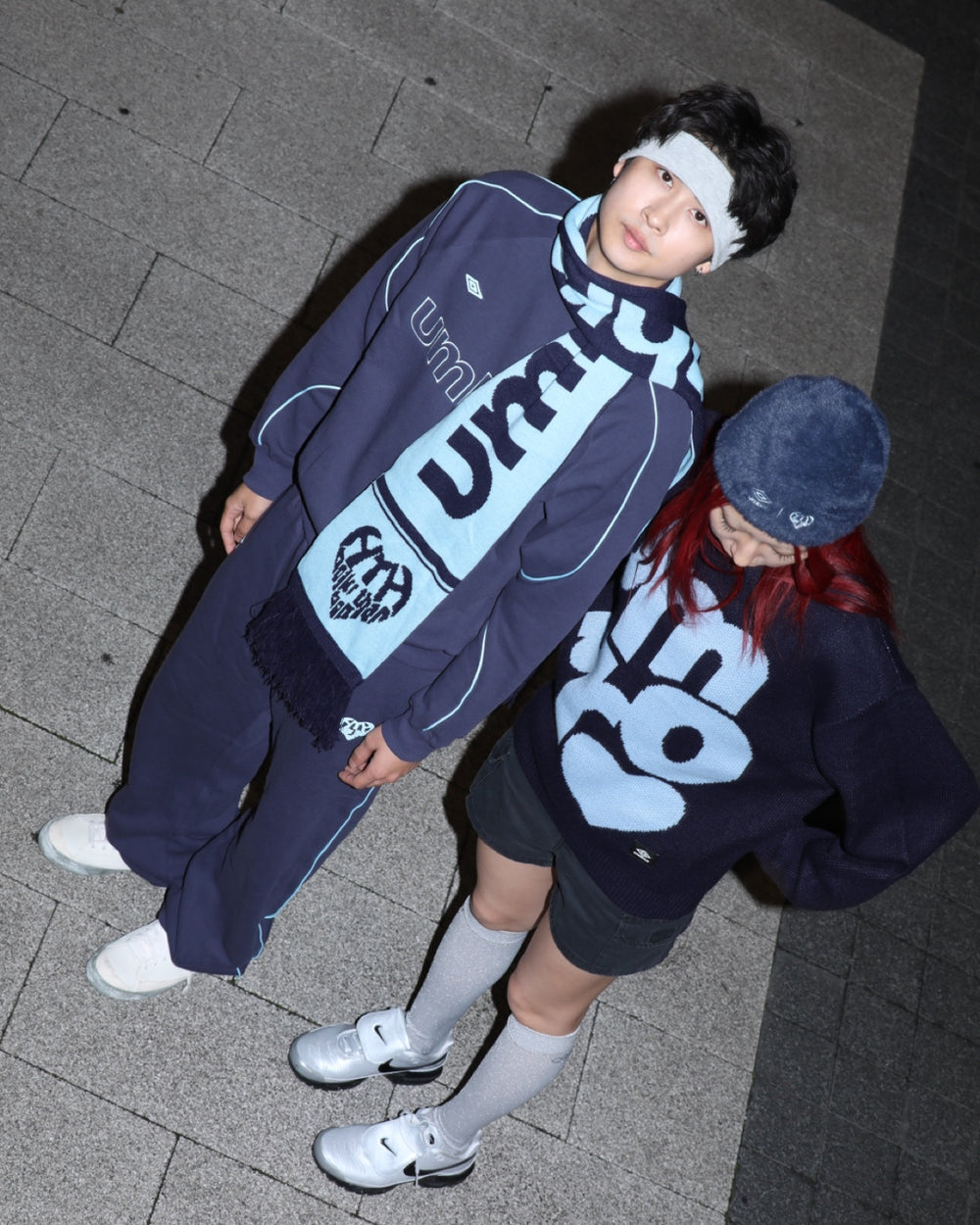 hth × umbro crew sweat レッド　Fサイズ HTH × UMBRO crew sweat – YZ