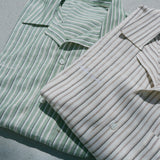 stripe relax pajamas shirts