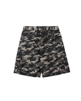BU CAMOUFLAGE PATTERN BAGGY SHORTS