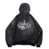 King Logo Vintage Denim Hoodie